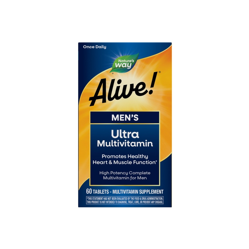Alive! Ultra Multivitamin – Promotes Health Heart & Muscle Fucntion