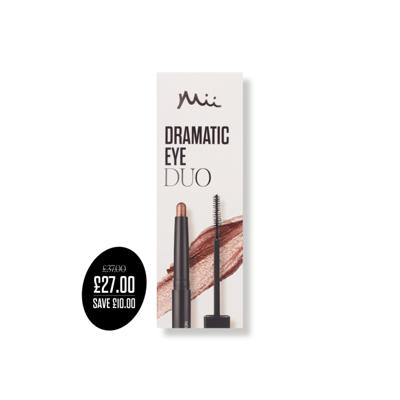 Dramatic Eye Mascara and Eyeshadow Duo Gift Set- Copper Glow