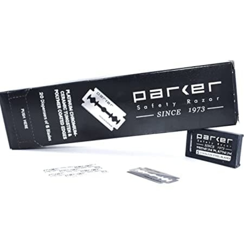 Parker Double Edge Razor Blades (100 Count)