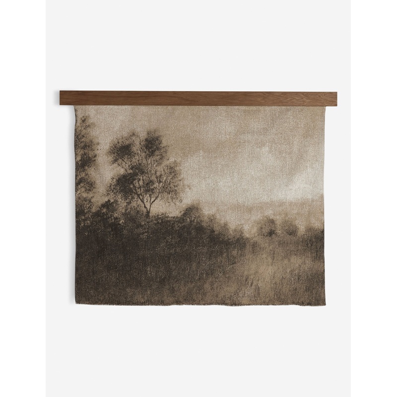 Hillside Haze Wall Art By Aileen Fitzgerald Natural 76″ x 58″