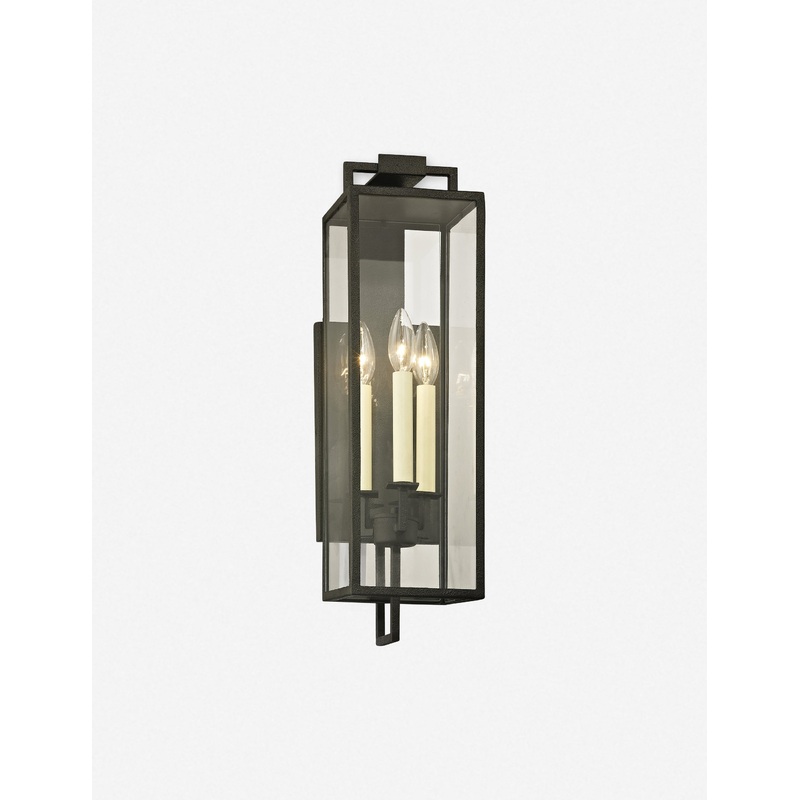 Judy Outdoor Sconce Black 21.5″H