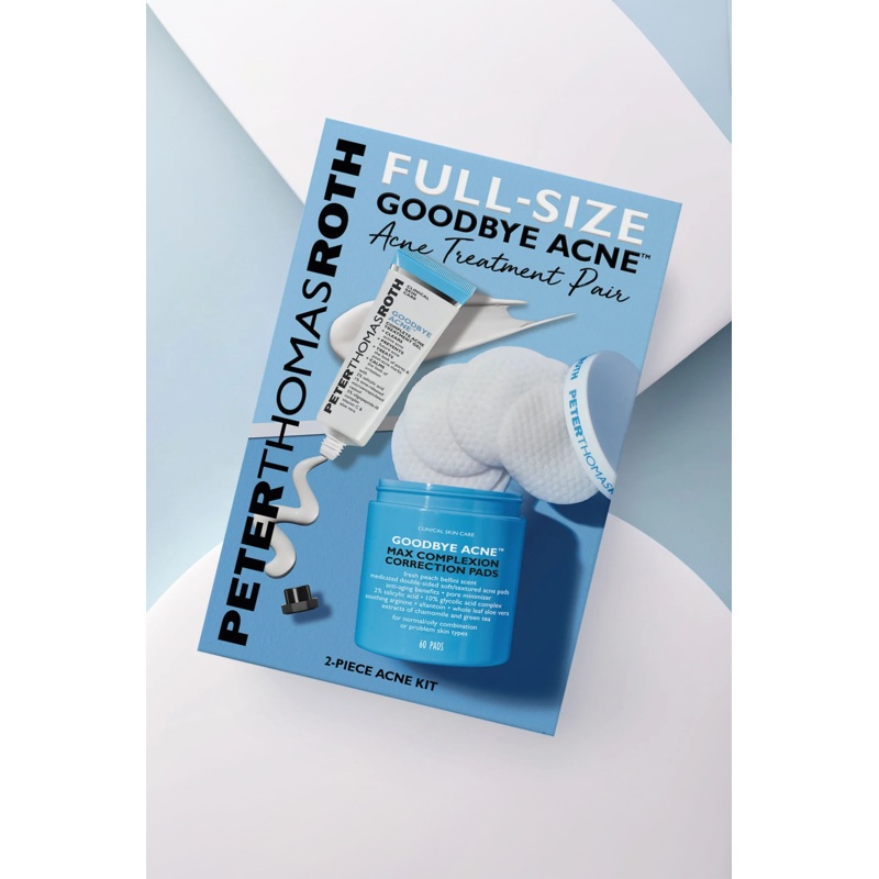 Peter Thomas Roth 2-Piece Acne Kit – GOODBYE ACNE Treatment Pair (Full-Size)