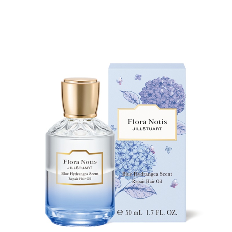 Flora Notice Jill Stuart Blue Hydrangea Repair Hair Oil
