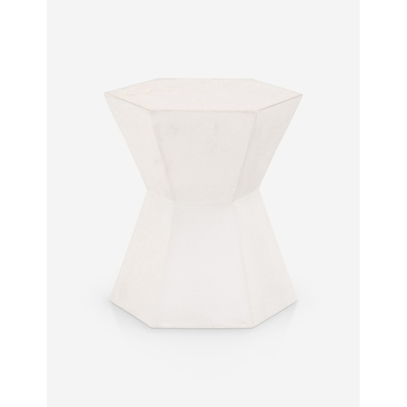 Kai Indoor/Outdoor Side Table Ivory