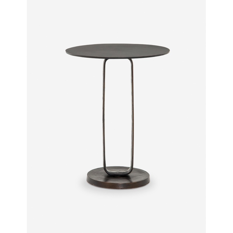 Alethea Indoor / Outdoor Side Table Antique Rust