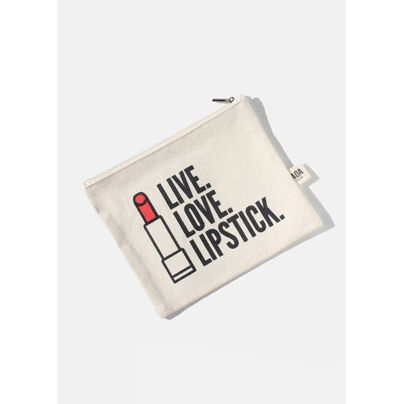AOA Canvas Bag – Live Love Lipstick