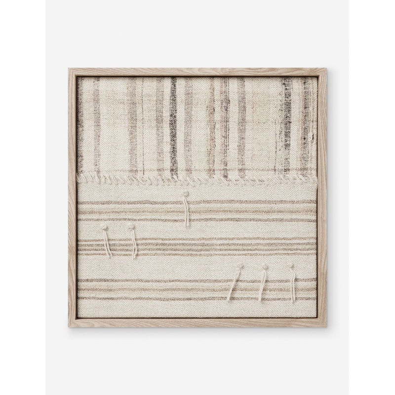 Lassen III Textile Wall Art Brown 17″ x 17″