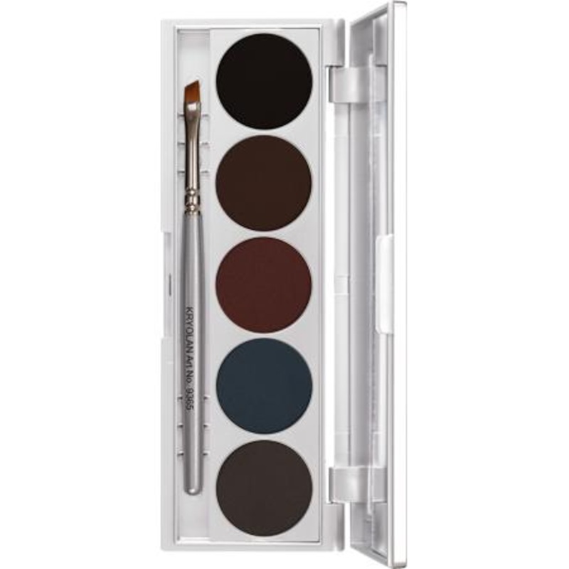 Kryolan Cake Eyeliner Palette 5 Color Standard 1