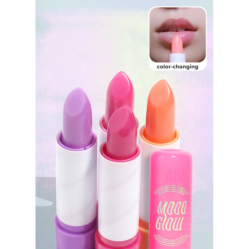 AOA Mood Glow Color-Changing Lip Balm Blissful (Grape)