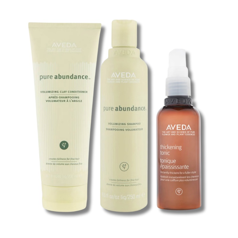 Aveda Pure Ambunance Shampoo, Conditioner and Thickening Tonic Trio