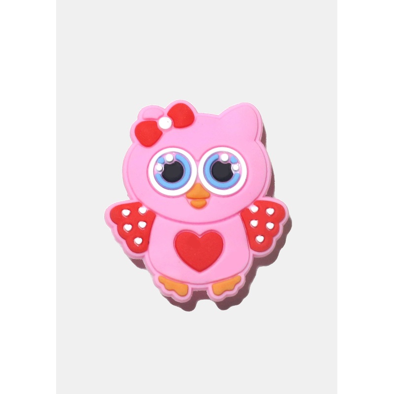 Decorative Charm- Pink Owl