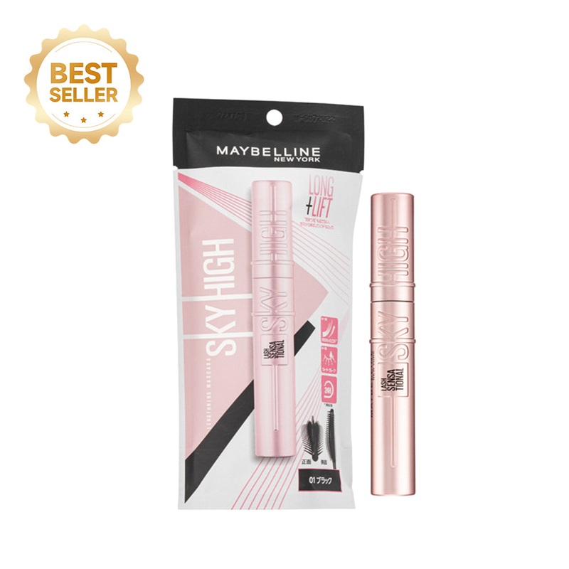 Maybelline Sky High Lengthening Waterproof Mascara  Black 8.6ML Black