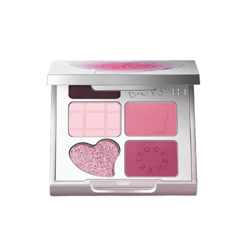ROCK SWEET Rhythm Rhapsody Five-Color Eyeshadow Palette 5g/4.5g  01 Weightless Variations 5g
