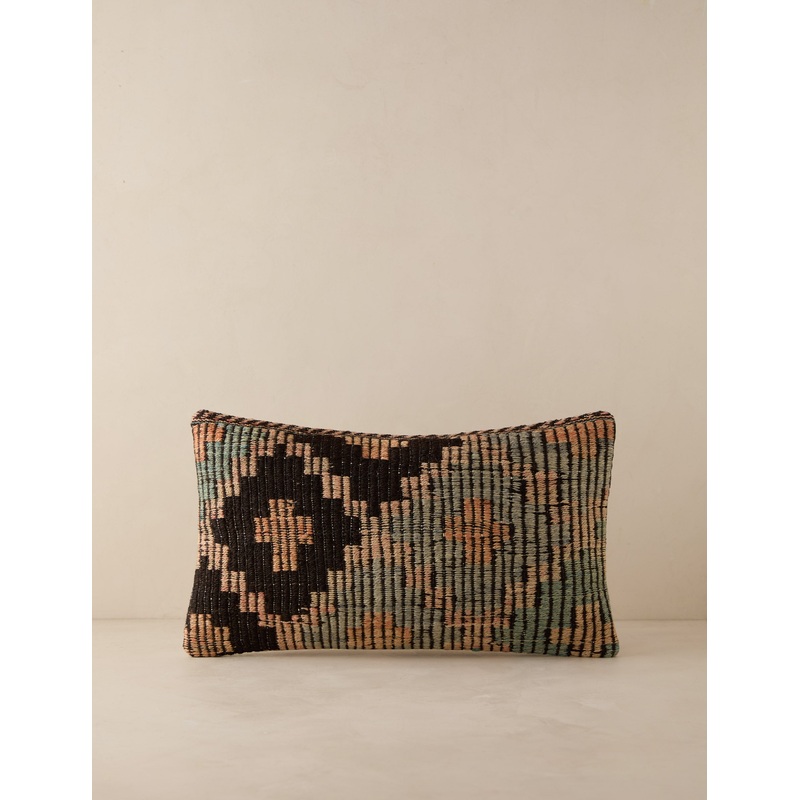 Vintage Lumbar Pillow No. 212, 12″ x 20″