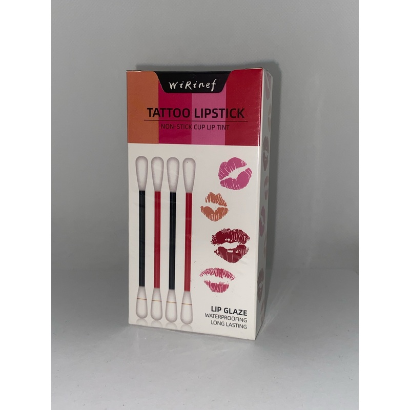 WiRinef Tattoo Red Tattoo Lipstick 0.7 oz