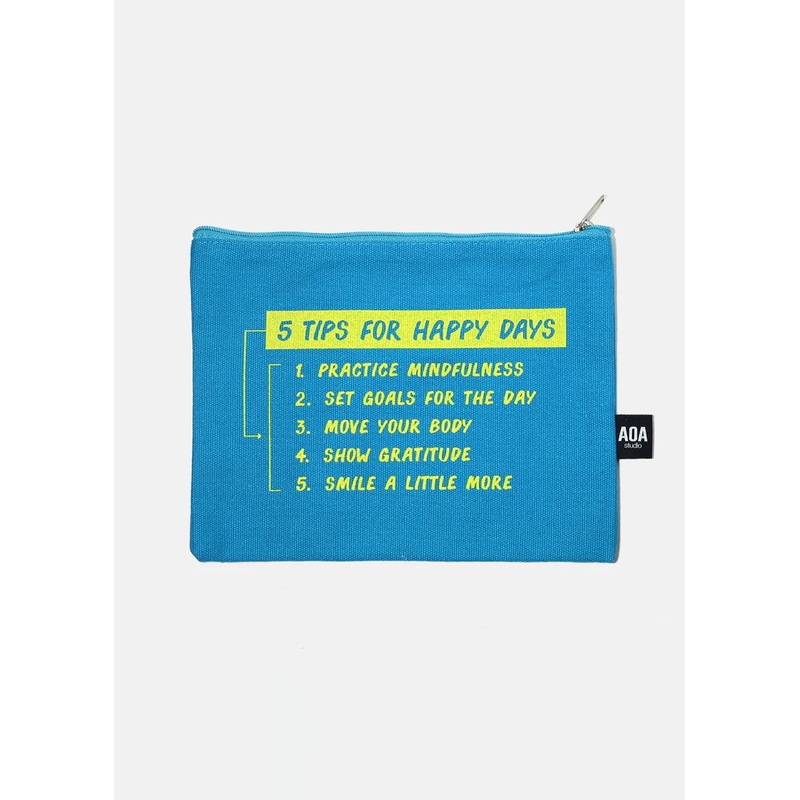 AOA Canvas Bag – 5 Tips for Happy Days