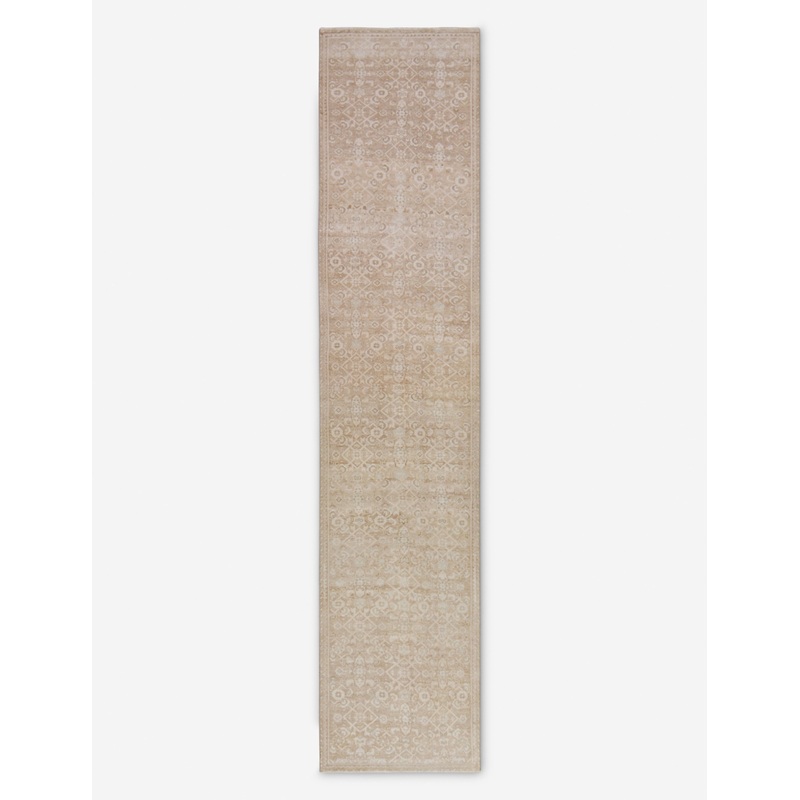 Vintage Turkish Hand-Knotted Wool Runner Rug No. 259, 2’8″ x 12’5″