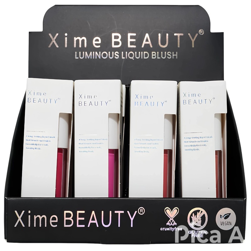 Xime Beauty Luminous Liquid Blush – Wholesale Display 12 Units (XB-100)