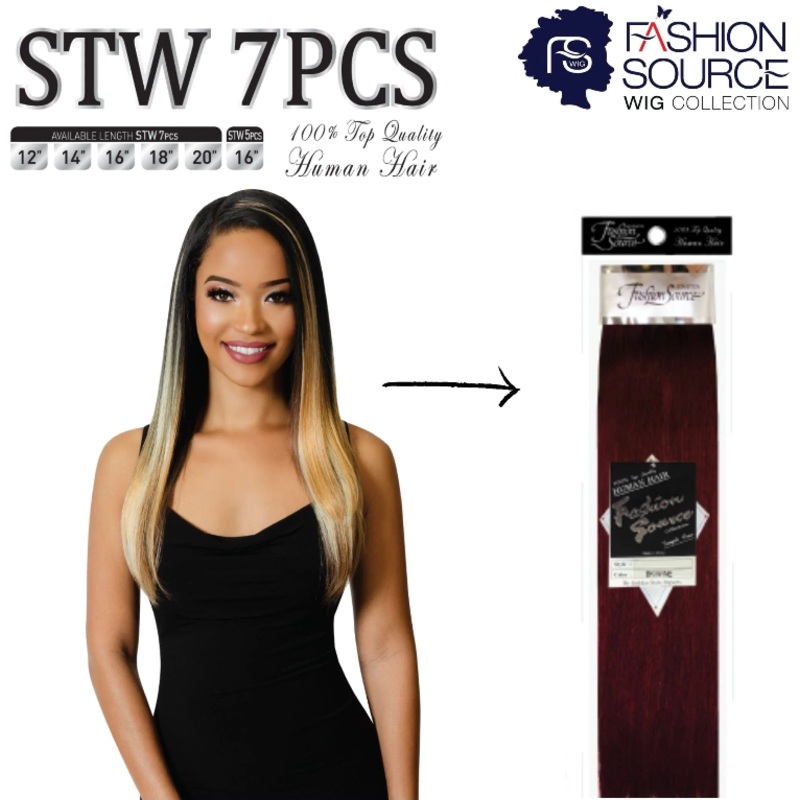 Fashion Source 7pc 18″ Clip-On 1