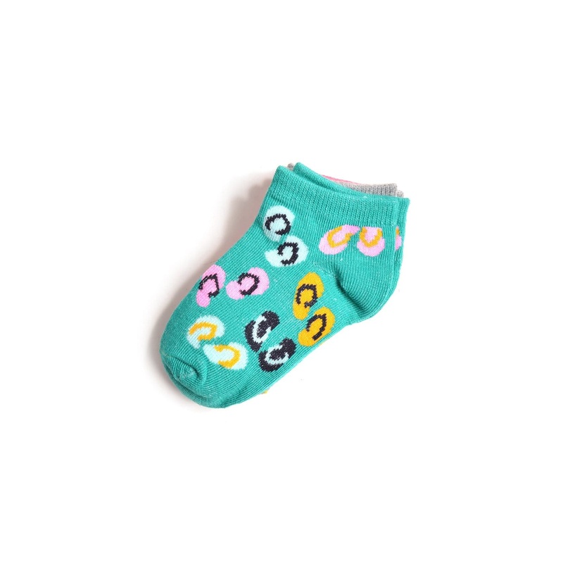 Mamia Sandal Toddler Socks Gray 2-3
