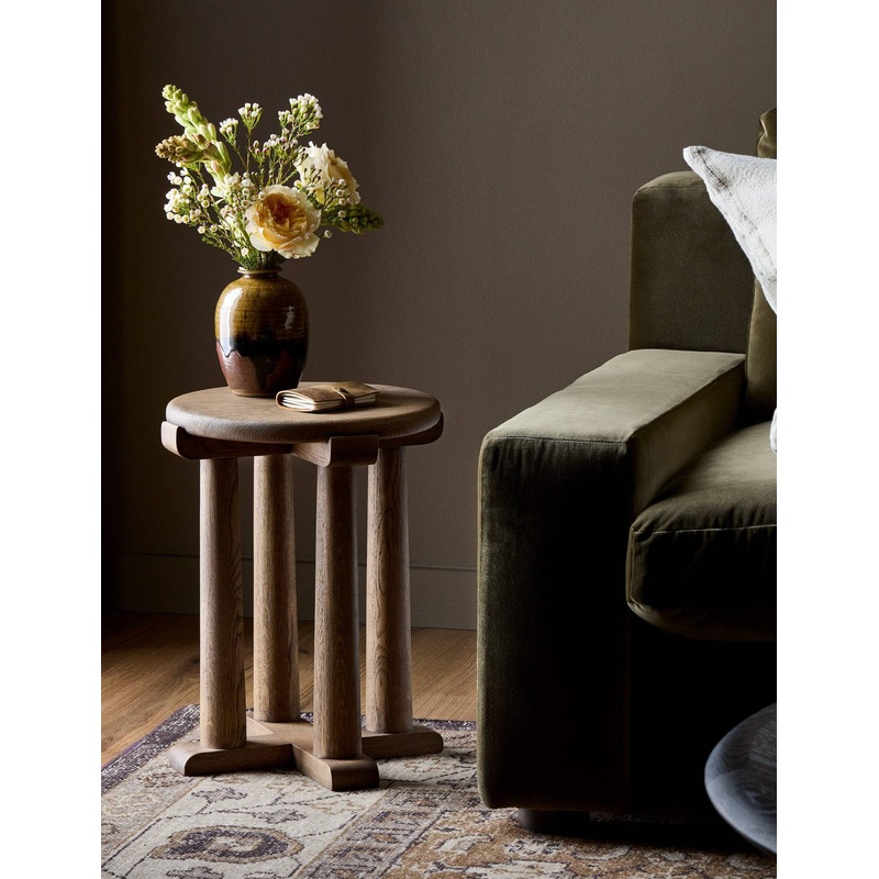 Seva Stool Natural Oak