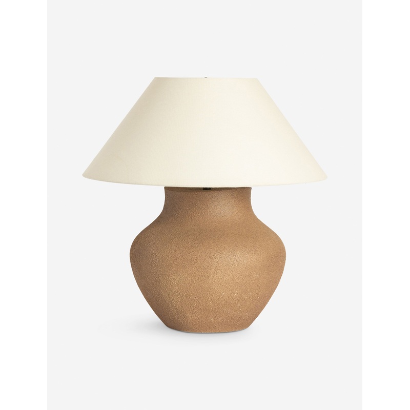 Basira Table Lamp Dark Sand