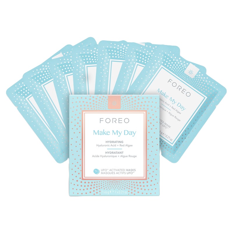 Foreo UFO Make My Day Hyaluronic Acid & Red Algae Face Mask 7 x 6g