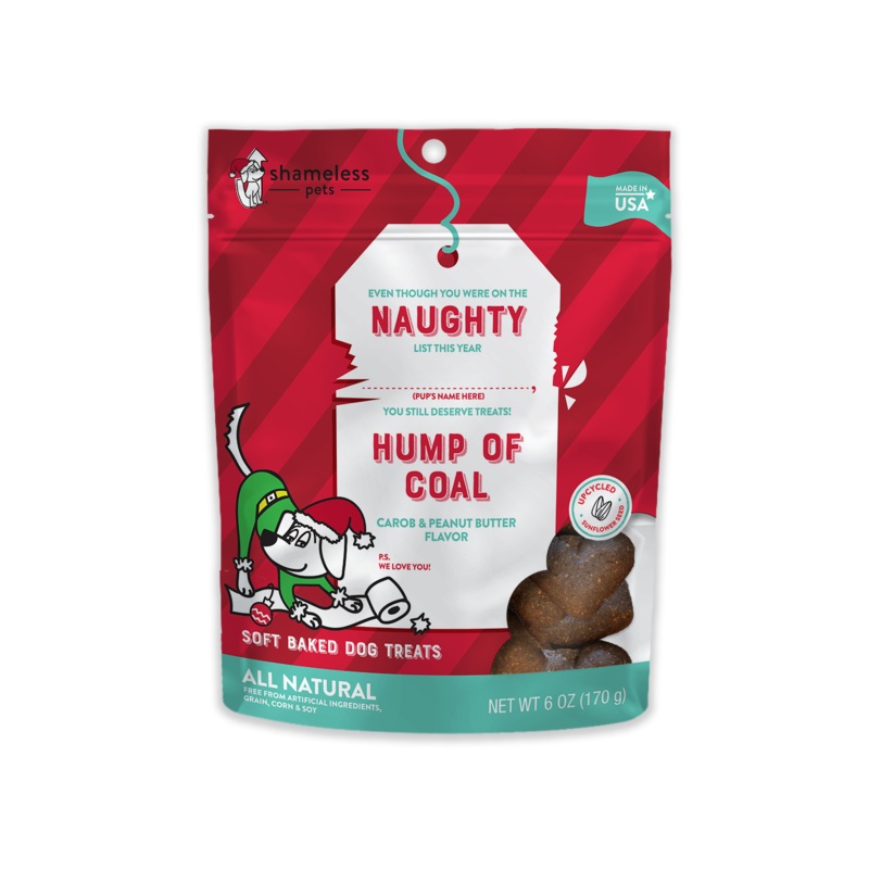 Hump of Coal Soft Baked Biscuit Dog Treats, Naughty List