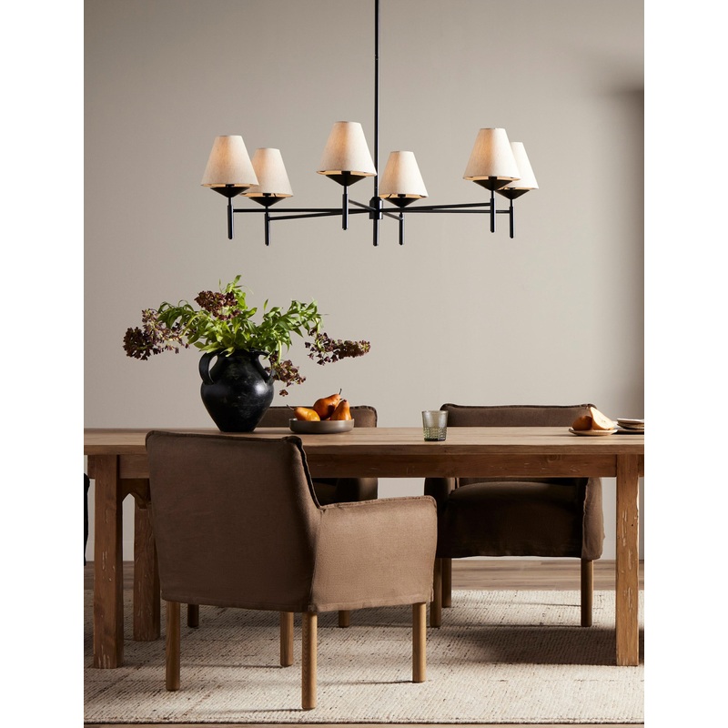 Marisol Chandelier Black 48″Dia