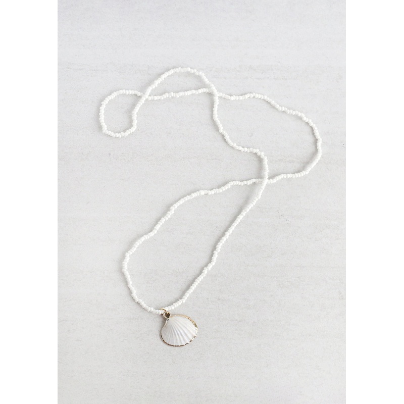 Seashell Charm Beaded Waist Chain Yellow
