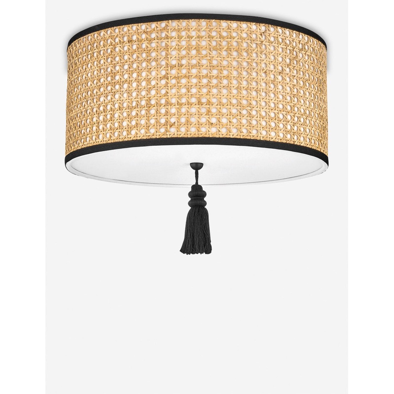 Torres Flush Mount Light Black 2 Light