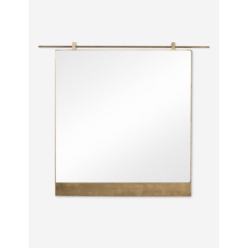 Vitale Mirror Antique Brass Small