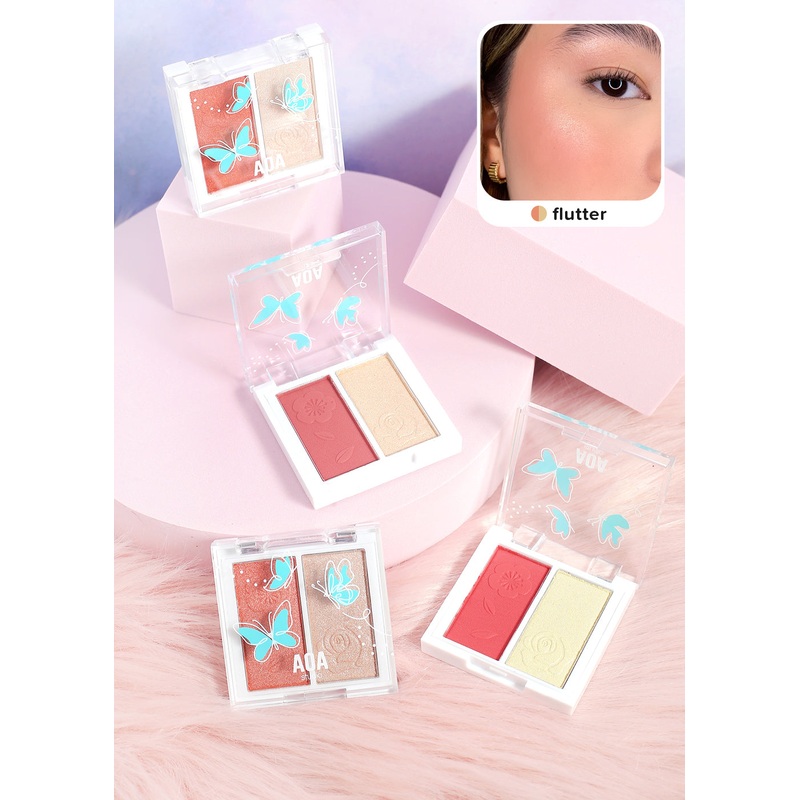 AOA Fly with Me Duo Blush + Highlighter Silk Wings