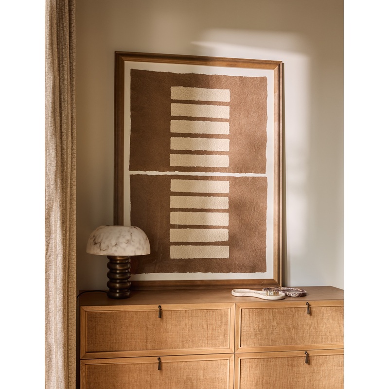 Deimos Diptych Wall Art by Visual Contrast Taupe