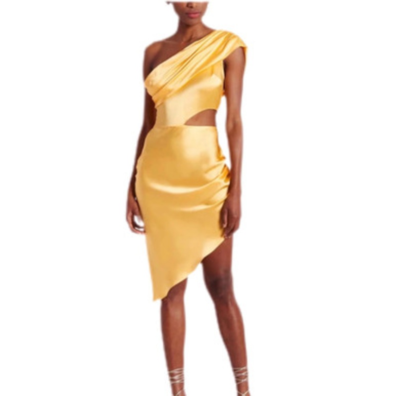 Marilyn Midi Dress – Citron.