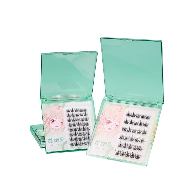 MKS Pure Desire Natural Lazy Three-part Trilogy False Eyelashes  Glue-free (6 rows)