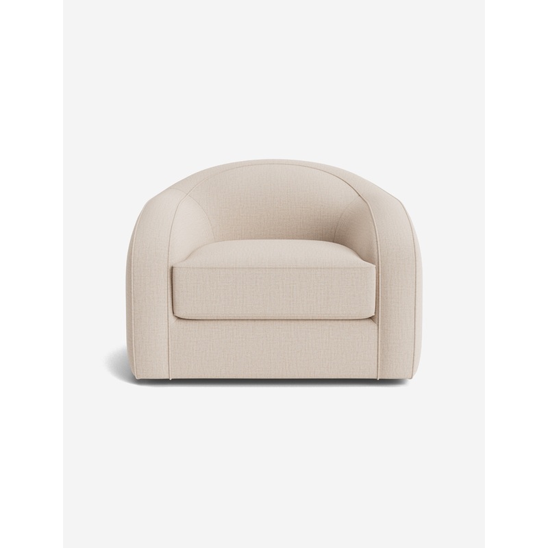 Shaw Accent Chair Talc Performance Linen