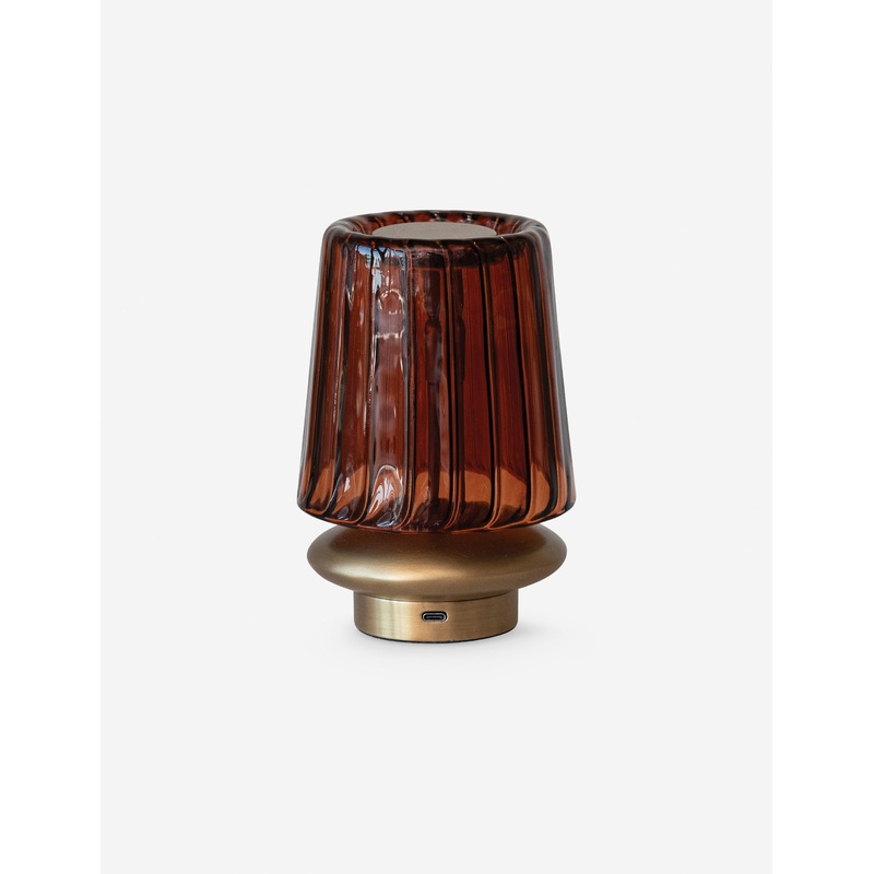 Takada Mini Cordless Table Lamp Amber