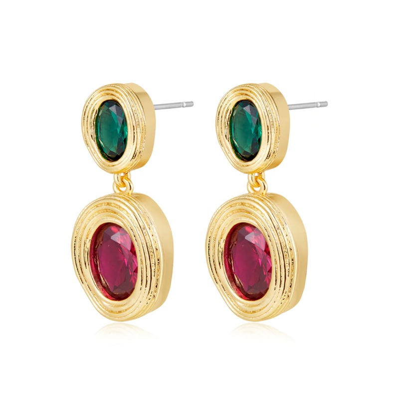 THE ROYALE STONE DROP STUDS