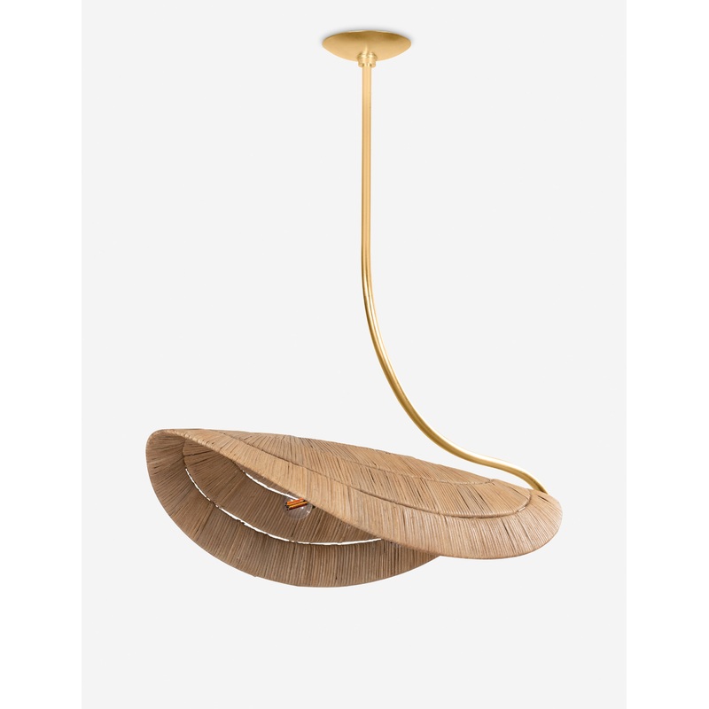 Jean-Luc Linear Chandelier Natural 40″W
