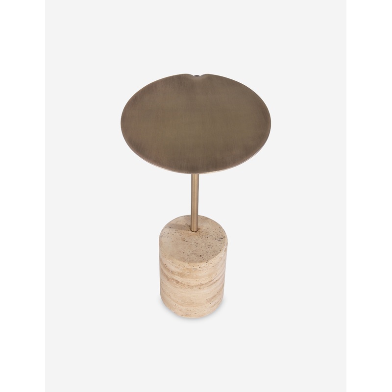 Onda Side Table Brass