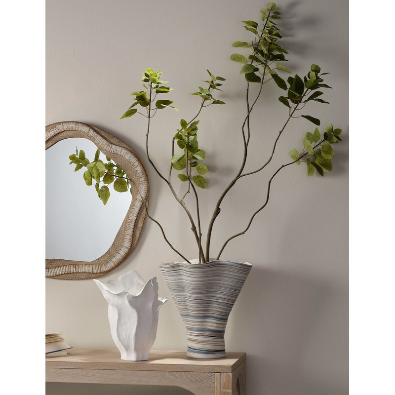 Caliza Vase White