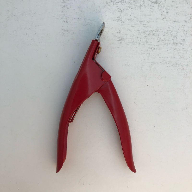 CLEANAIL – RED ACRYLIC NAIL TIP CUTTER (6 PCS)