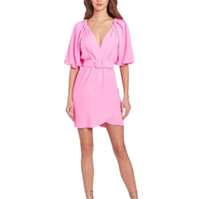 Durand Mini Dress – Shocking Pink.