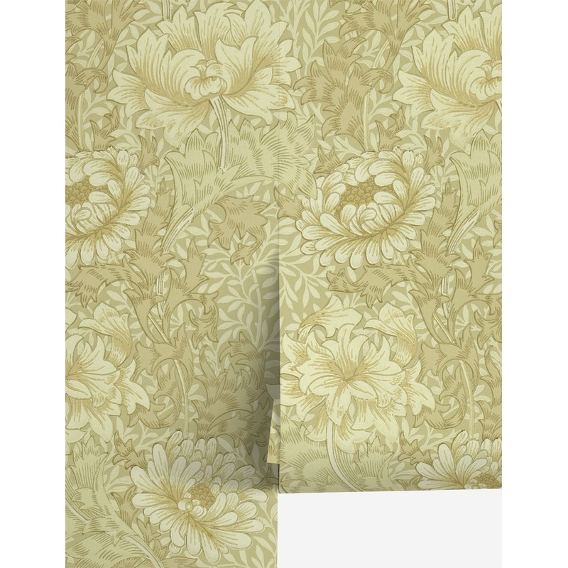 Chrysanthemum Wallpaper by Morris & Co. Gold