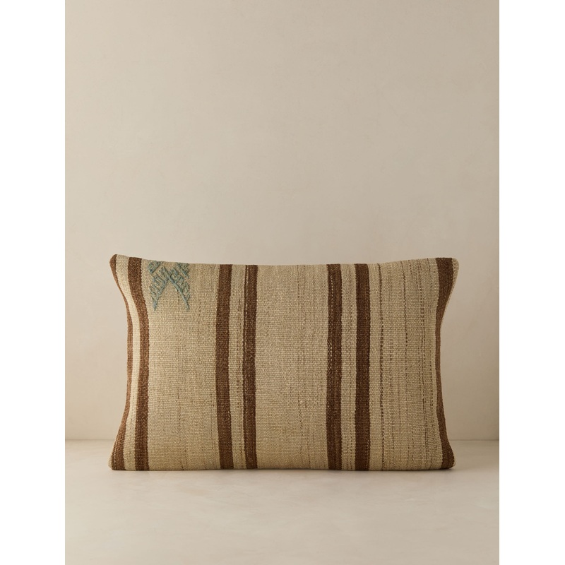 Vintage Lumbar Pillow No. 157, 16″ x 24″