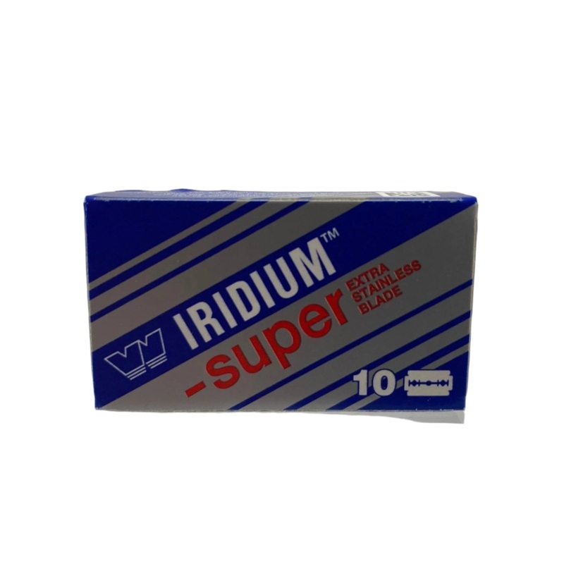 Wizamet Super Iridium Double Edge Razor Blades (10 blade pack – Russia)