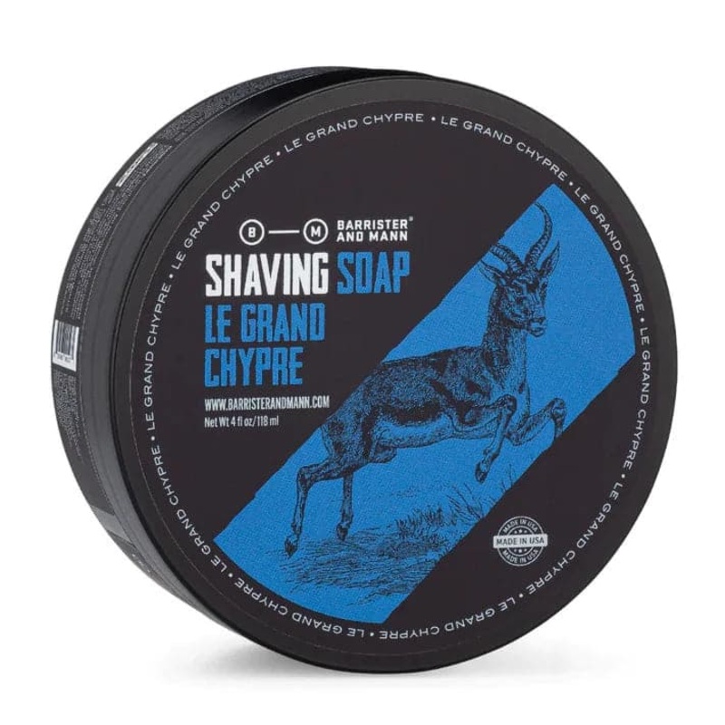 Le Grand Chypre Shaving Soap (Omnibus) – by Barrister and Mann