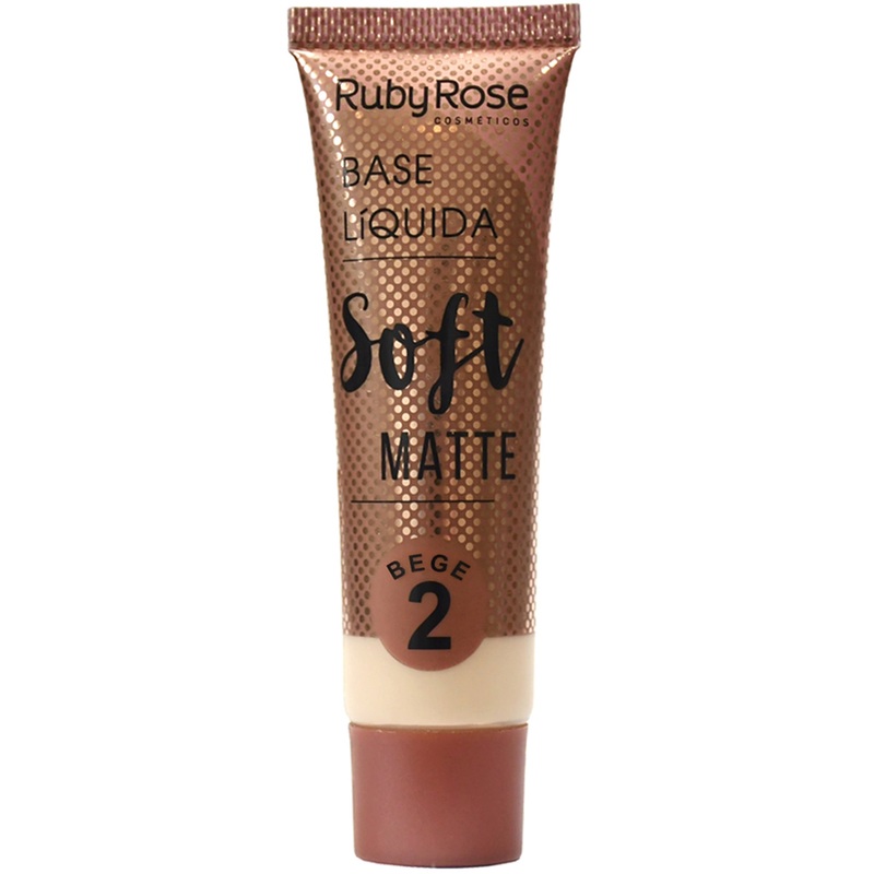 Ruby Rose Soft Matte Foundation Bege #2 – Wholesale 48 Units (HB-8050-4)