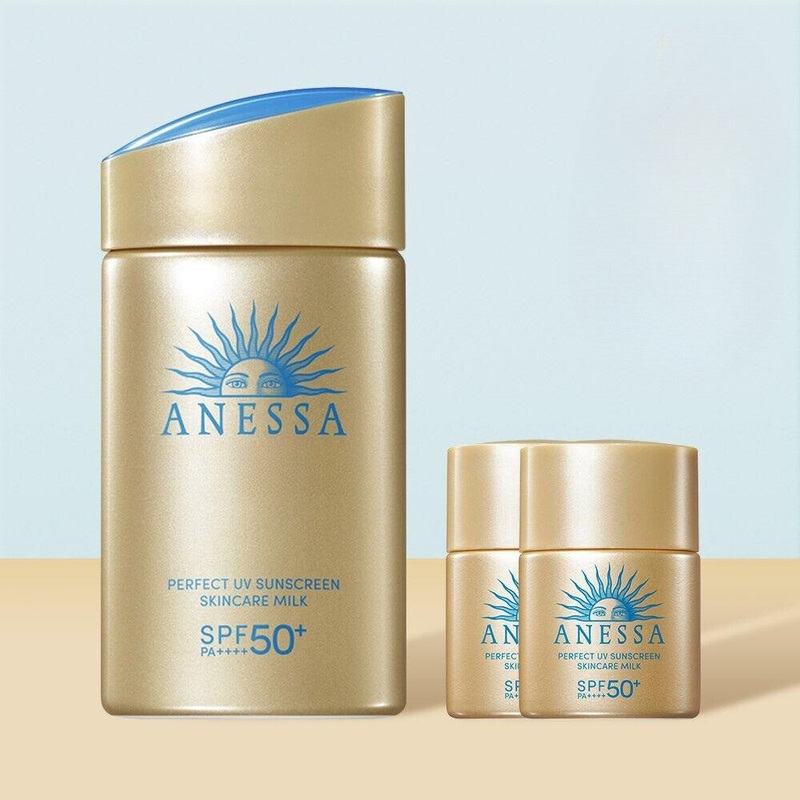 ANESSA Perfect UV Sunscreen Skin Care Milk 60mL Special Set (+12mL*2ea) ANESSA Perfect UV Sunscreen Skin Care Milk N 60mL Special Set (+12mL*2ea)